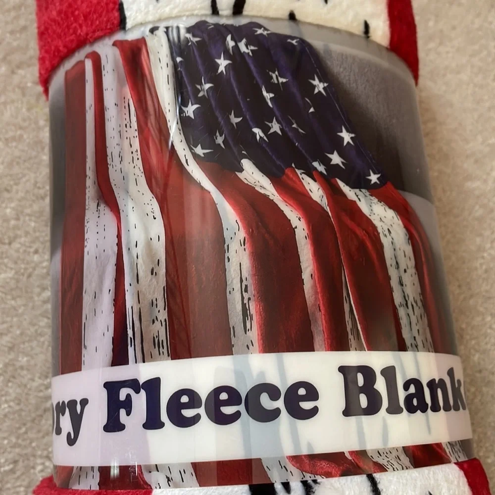 American Flag Throw Blanket